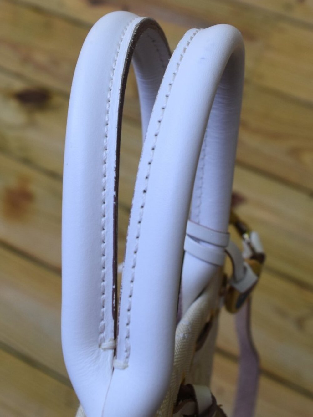 Dooney & Bourke Cream & Ivory Logo Canvas Satchel NWOT - Picture 8 of 12